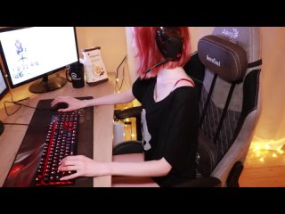 nerdy gamer girl teen fucked hard while playing a video game shinaryen 1080p