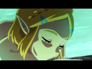 maplestar | zelda (the legend of zelda) [hentai animated]