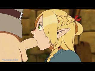 marcille donato - gif; animation; oral sex; minet; blowjob; deepthroat; 3d sex porno hentai; (by @tongol123) [dungeon meshi]
